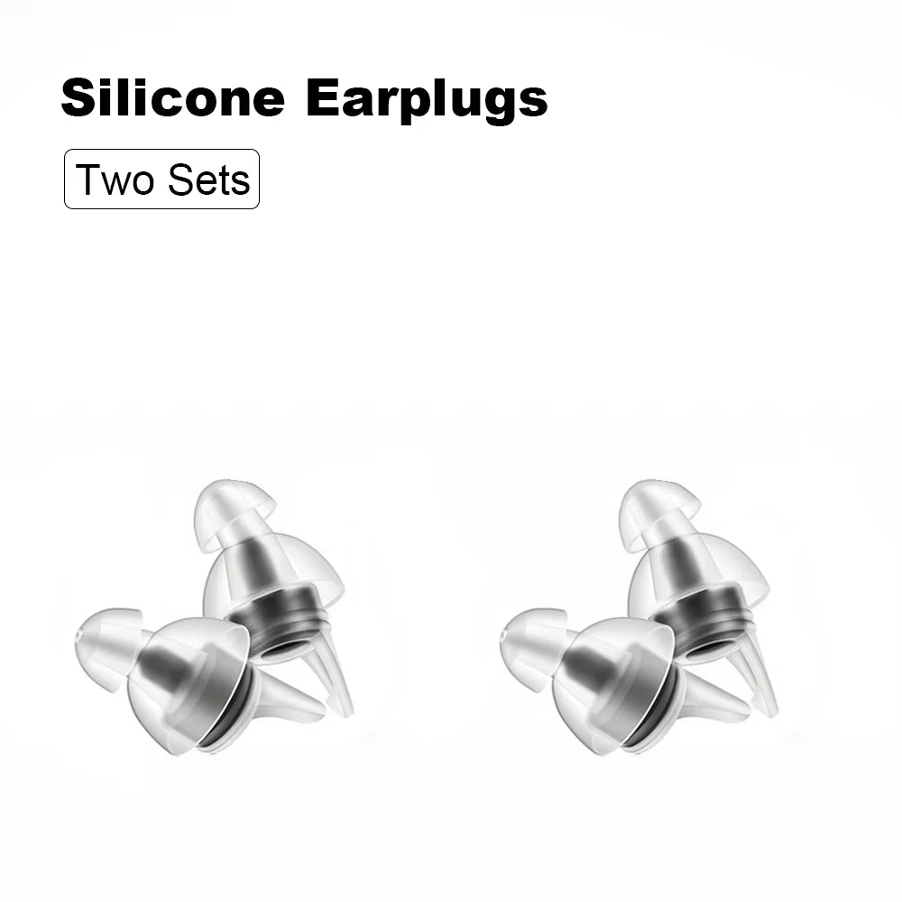 HUAK High Fidelity Silicone Ear Plugs for Noise Cancelling Washable Reusable Musicians Motorcycles Sleeping Work, Study, Swim