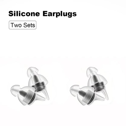 HUAK High Fidelity Silicone Ear Plugs for Noise Cancelling Washable Reusable Musicians Motorcycles Sleeping Work, Study, Swim