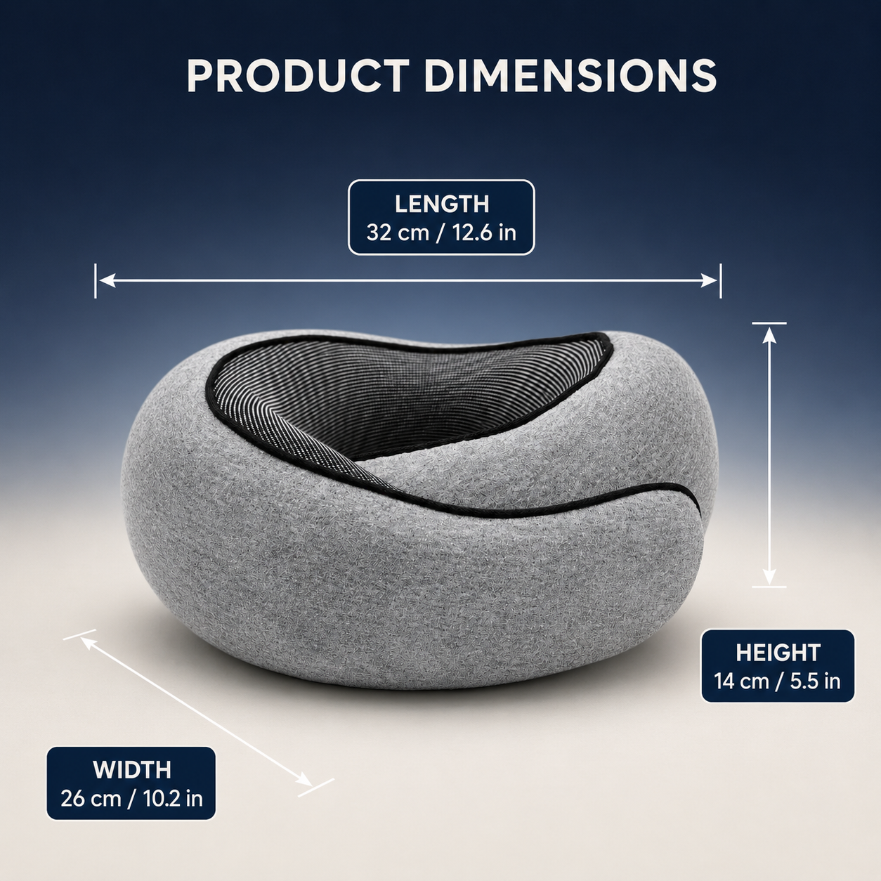 Gentle Morrow RestHalo™ Neck Pillow