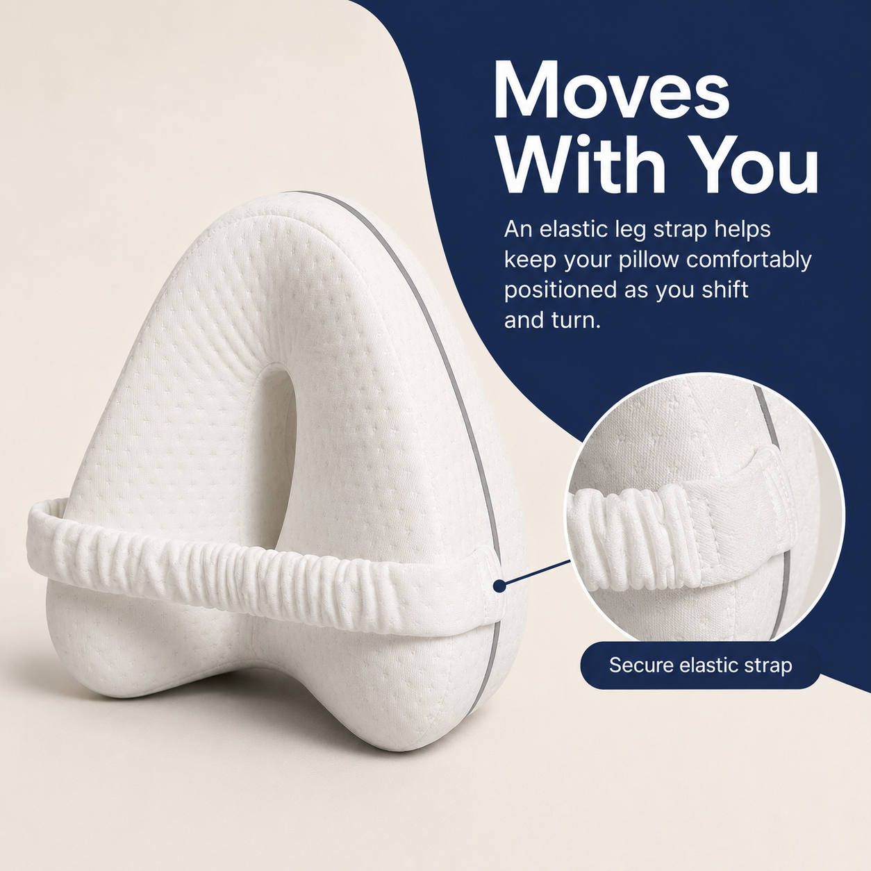 Comfort That Wraps Around. Adjustable Fit. Easier Upright Rest.