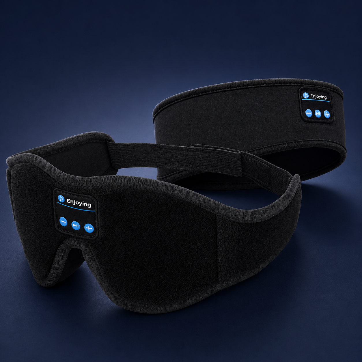 The Gentle Morrow Essentials - Black headband + Black mask