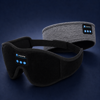 The Gentle Morrow Essentials - Grey headband + Black mask