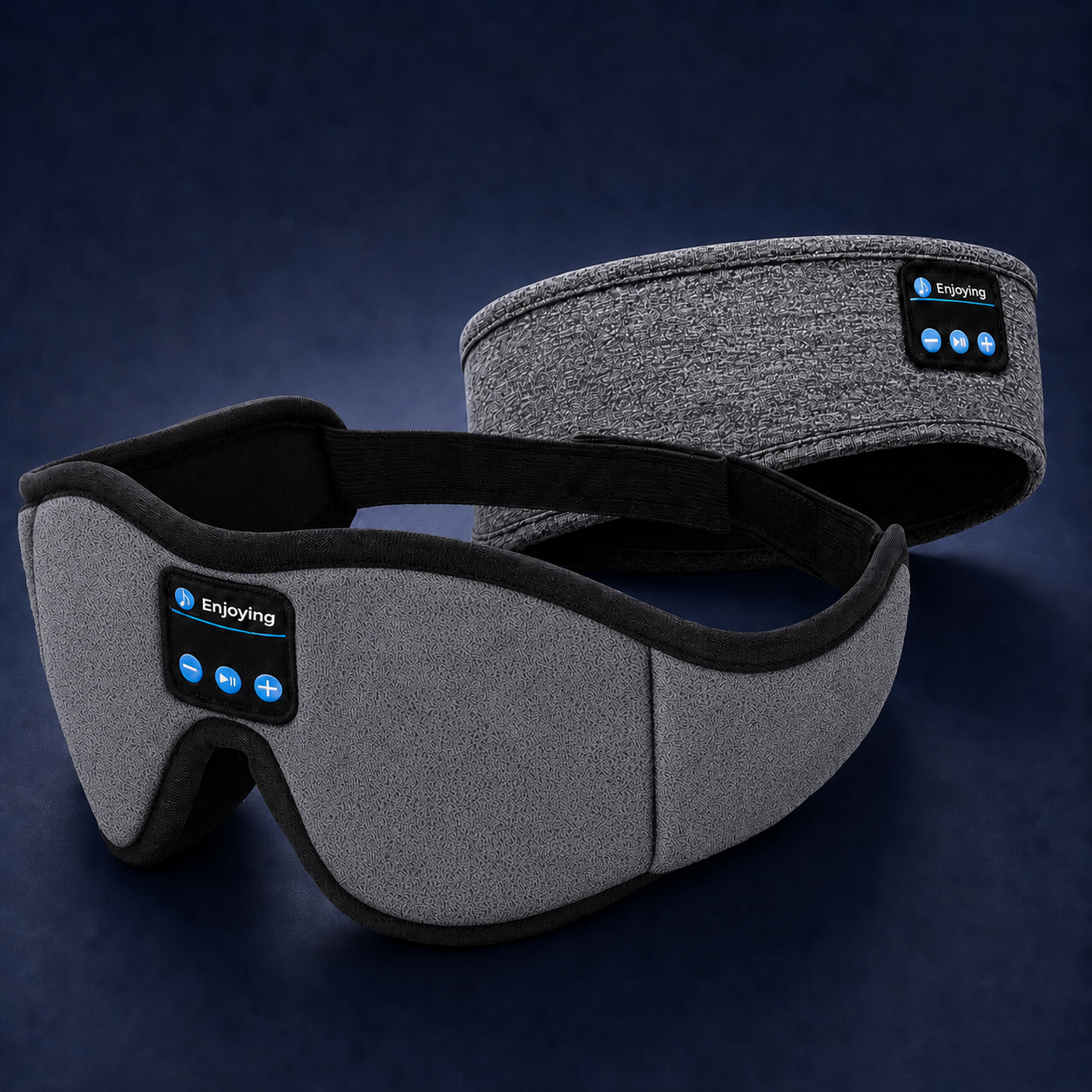 The Gentle Morrow Essentials - Grey headband + Gray mask