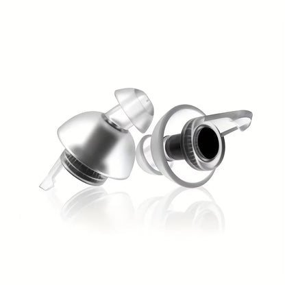 HUAK High Fidelity Silicone Ear Plugs for Noise Cancelling Washable Reusable Musicians Motorcycles Sleeping Work, Study, Swim