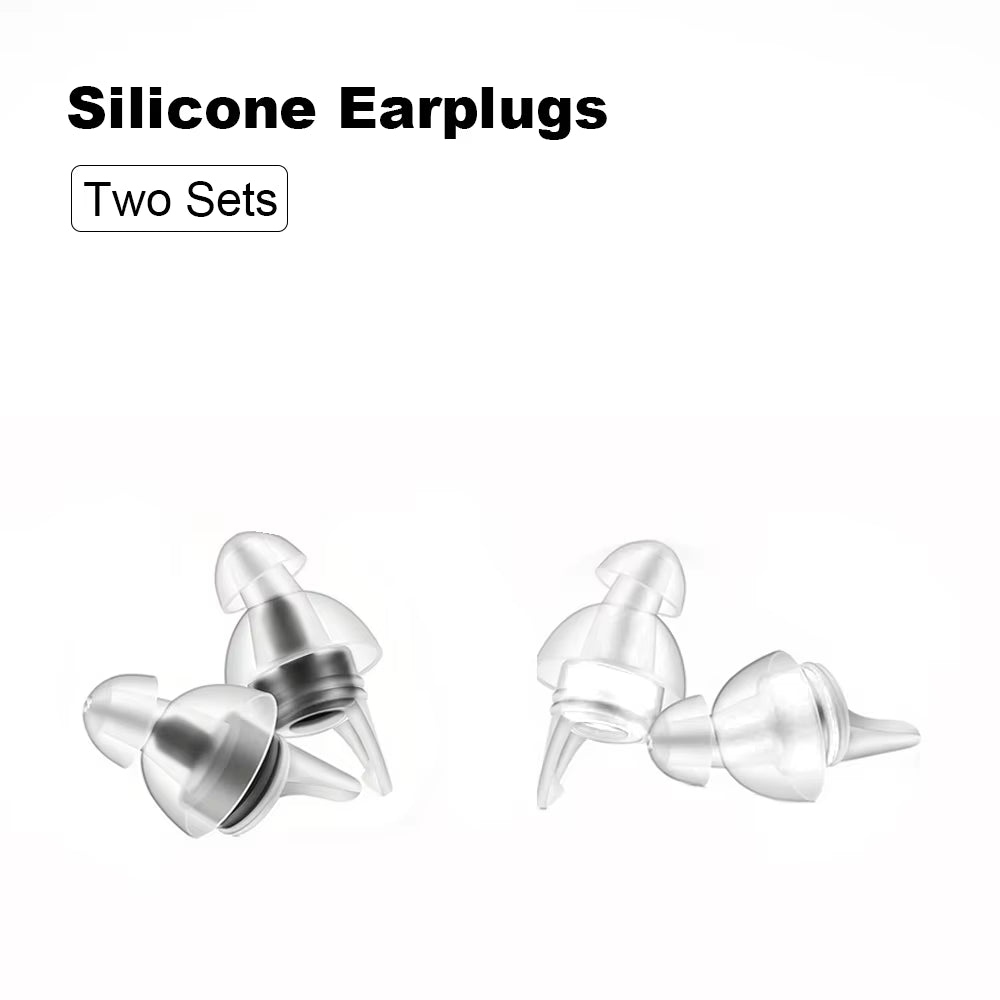 HUAK High Fidelity Silicone Ear Plugs for Noise Cancelling Washable Reusable Musicians Motorcycles Sleeping Work, Study, Swim