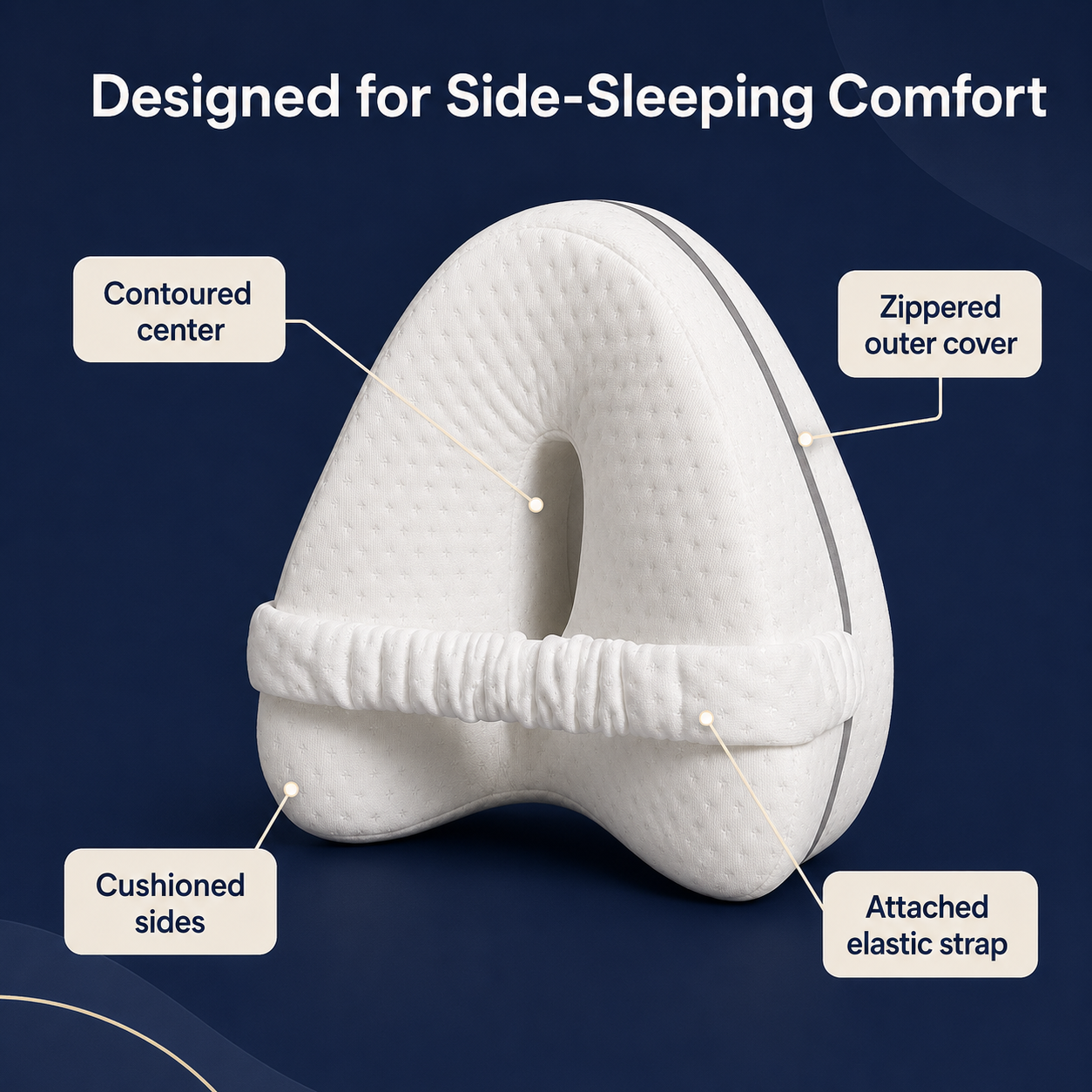 Comfort That Wraps Around. Adjustable Fit. Easier Upright Rest.